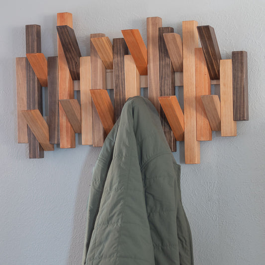 DIY Piano Coat Rack